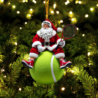 Sport Lover Santa Home Decor Christmas Ornament, Personalized Ornament
