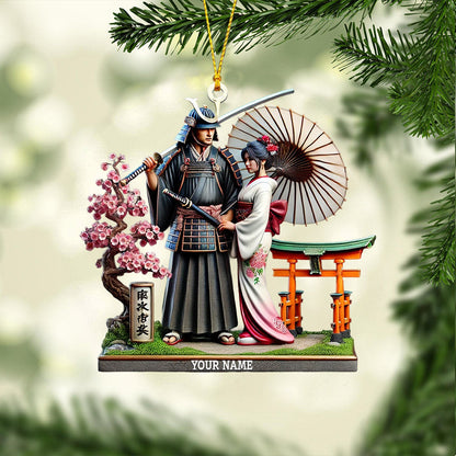 Japanese Home Decor Christmas Ornament, Personalized Ornament