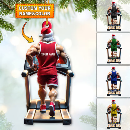 Custom Name Gym Ornament, Gymnastics Christmas Gift