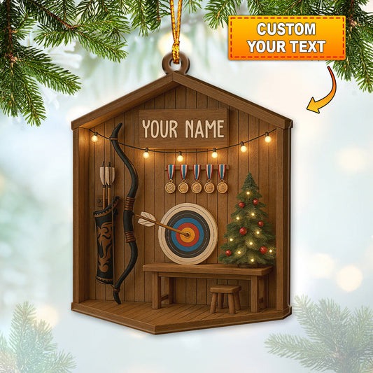 Archery, Home Decor, Christmas Ornament, Personalized Ornament