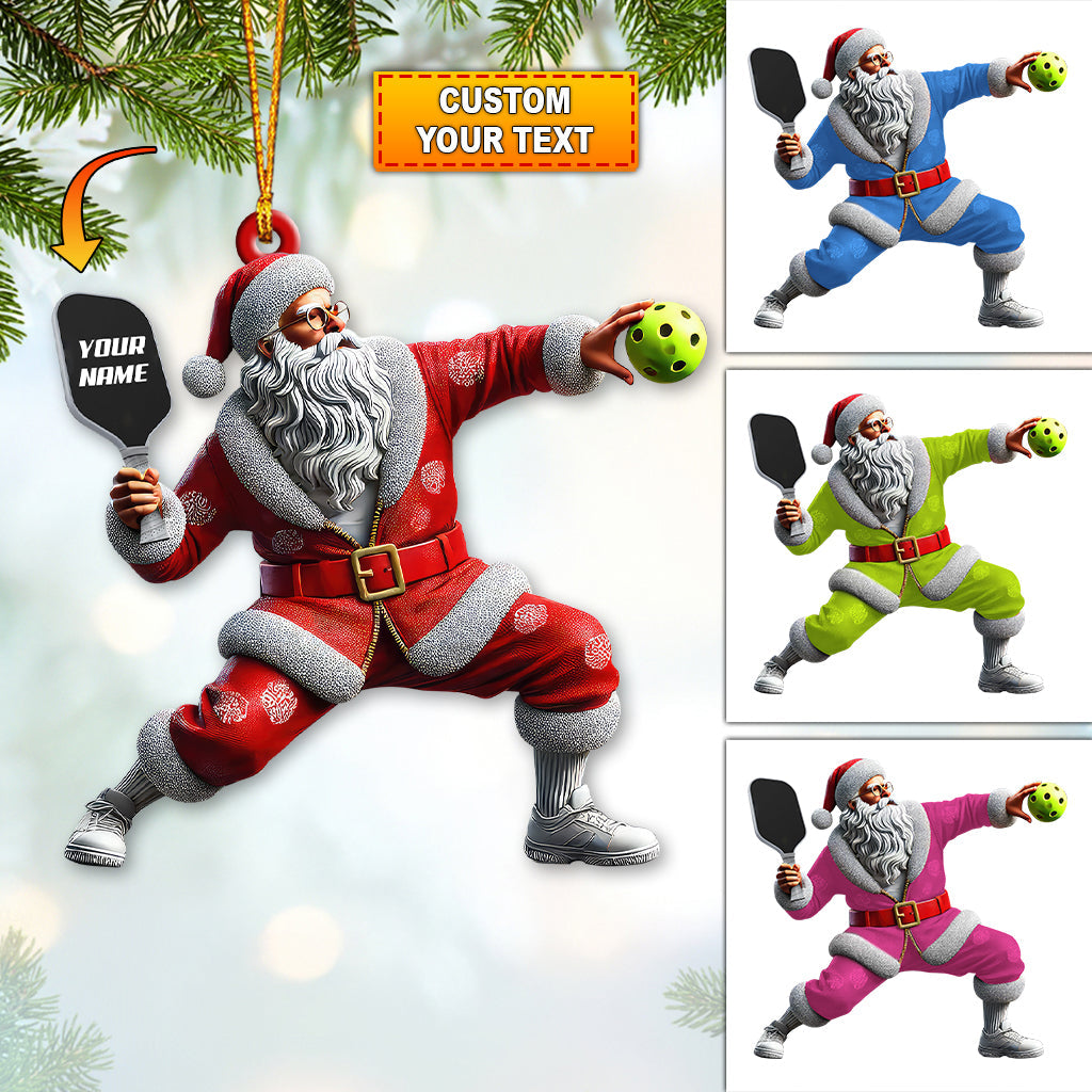 Custom Name Pickleball Ornament, Christmas Gift for Pickleball Lover