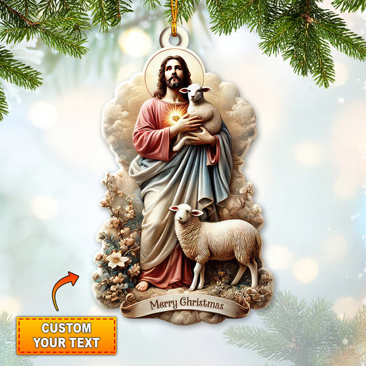 Custom Name Merry Christmas Ornament, Christmas Decoration Gift