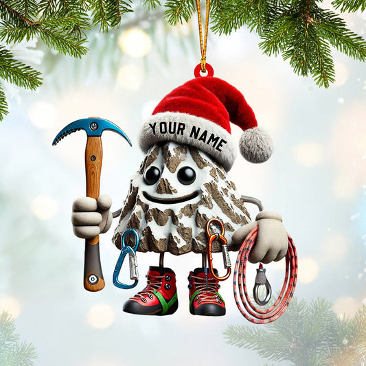 Climbing Home Decor Christmas Ornament, Personalized Ornament