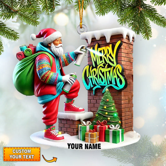 Merry Christmas Home Decor Christmas Ornament, Personalized Ornament