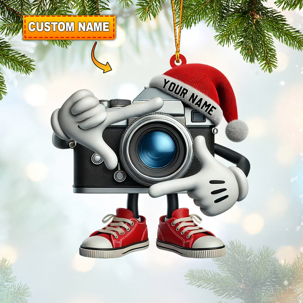 Take The Photo Home Decor Christmas Ornament, Personalized Ornament