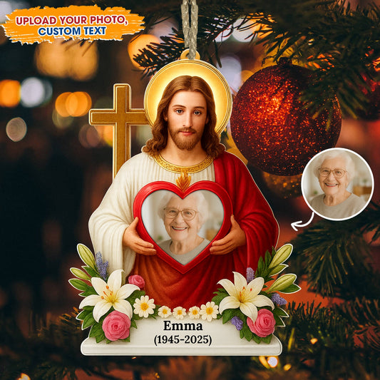 Christmas Jesus, Home Decor, Christmas Ornament, Personalized Ornament