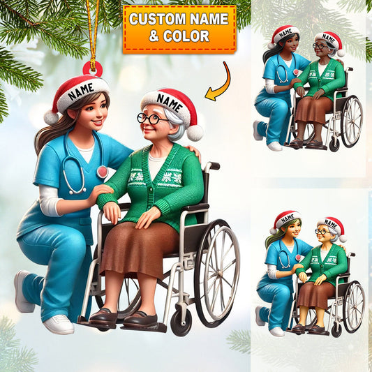 Caring Home Decor Christmas Ornament, Personalized Ornament