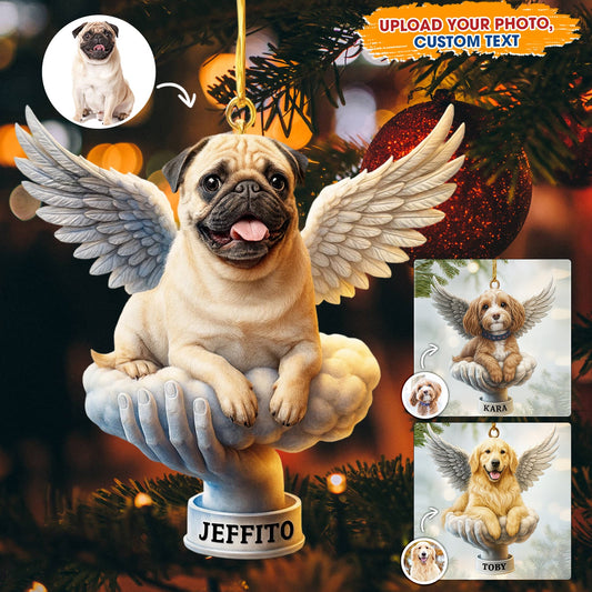 Christmas Jesus, Pet Wings, Home Decor, Christmas Ornament, Personalized Ornament