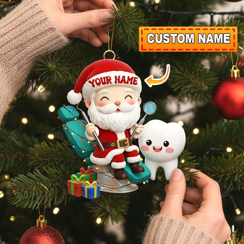 Christmas Dentist, Home Decor, Christmas Ornament, Personalized Ornament