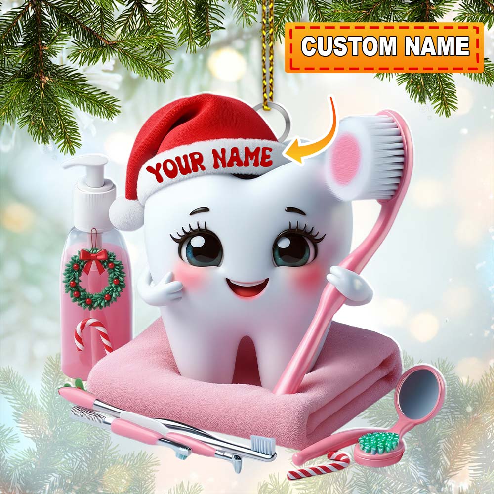 Christmas Dentist, Home Decor, Christmas Ornament, Personalized Ornament