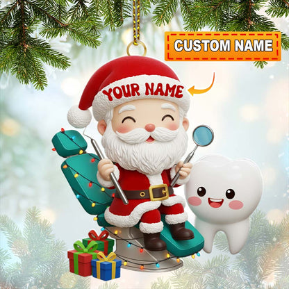 Christmas Dentist, Home Decor, Christmas Ornament, Personalized Ornament