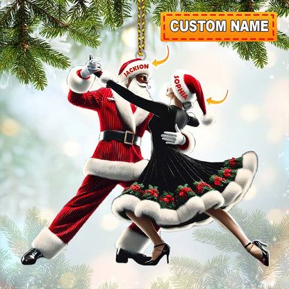 Custom Name Couple Dance Ornament, Couple Christmas Gift
