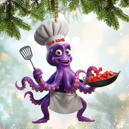 Chef, Home Decor, Christmas Ornament, Personalized Ornament