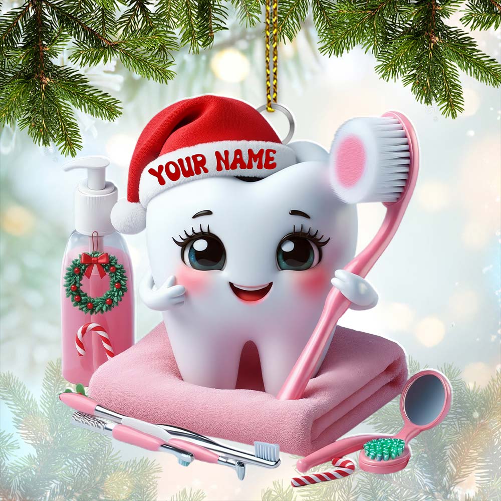 Christmas Dentist, Home Decor, Christmas Ornament, Personalized Ornament