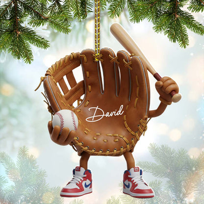 Baseball, Home Decor, Christmas Ornament, Personalized Ornament