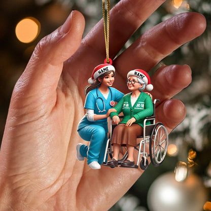 Caring Home Decor Christmas Ornament, Personalized Ornament