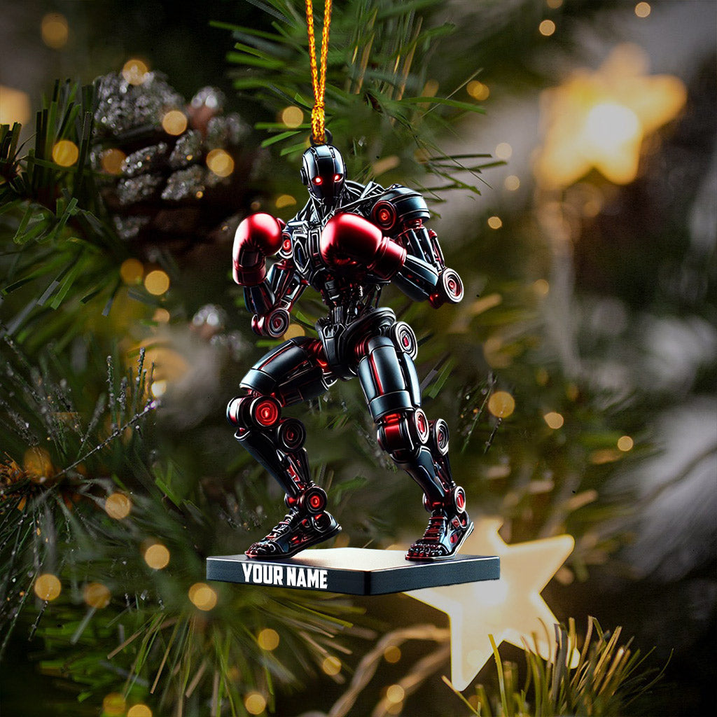 Boxing Home Decor Christmas Ornament, Personalized Ornament