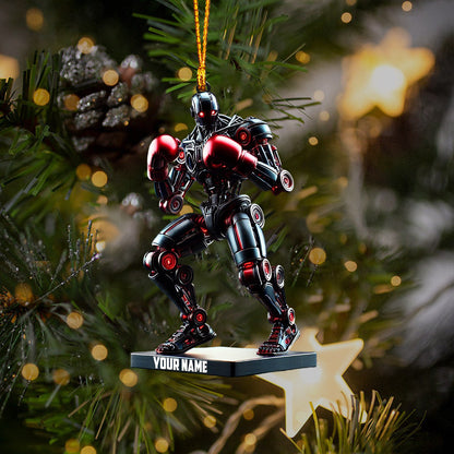 Boxing Home Decor Christmas Ornament, Personalized Ornament