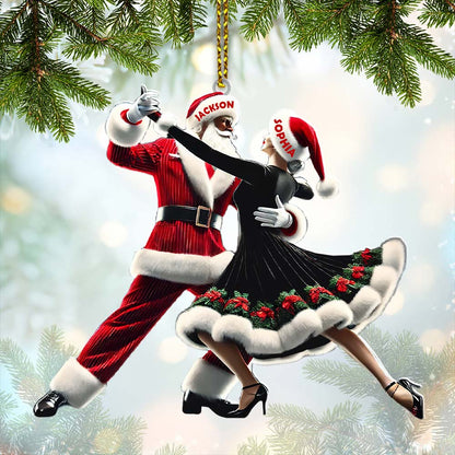 Custom Name Couple Dance Ornament, Couple Christmas Gift