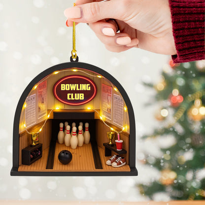 Bowling Club, Home Decor, Christmas Ornament, Personalized Ornament