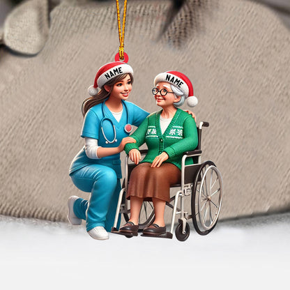 Caring Home Decor Christmas Ornament, Personalized Ornament