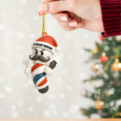 Barber Christmas, Home Decor, Christmas Ornament, Personalized Ornament