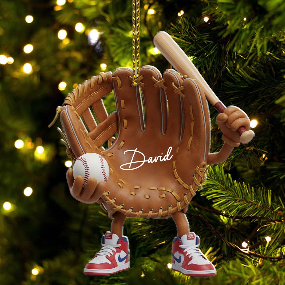 Baseball, Home Decor, Christmas Ornament, Personalized Ornament