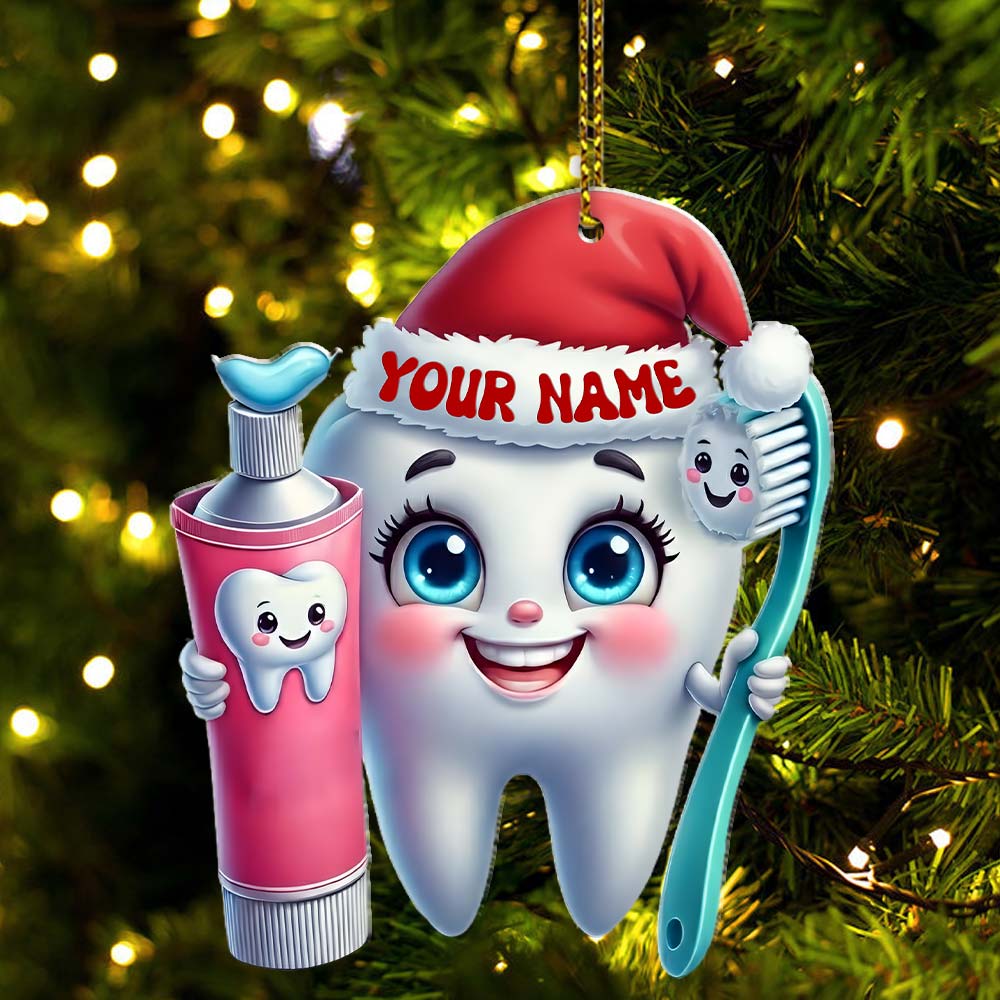 Beautiful Teeth, Home Decor, Christmas Ornament, Personalized Ornament
