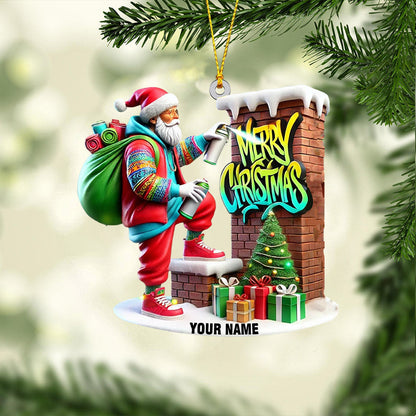 Merry Christmas Home Decor Christmas Ornament, Personalized Ornament