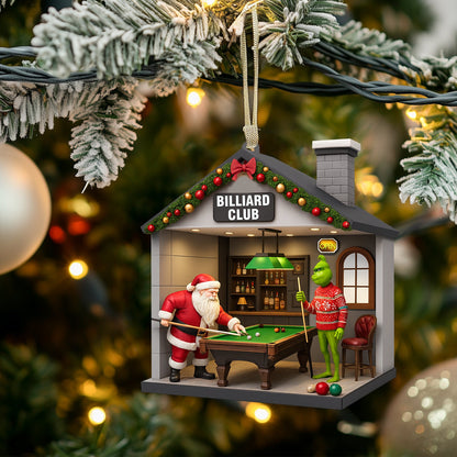 Christmas Billiard Lover, Home Decor, Christmas Ornament, Personalized Ornament