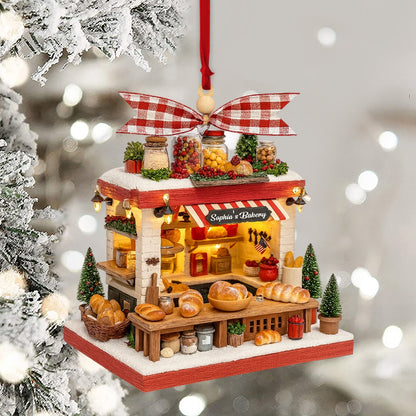 Bakery, Home Decor, Christmas Ornament, Personalized Ornament