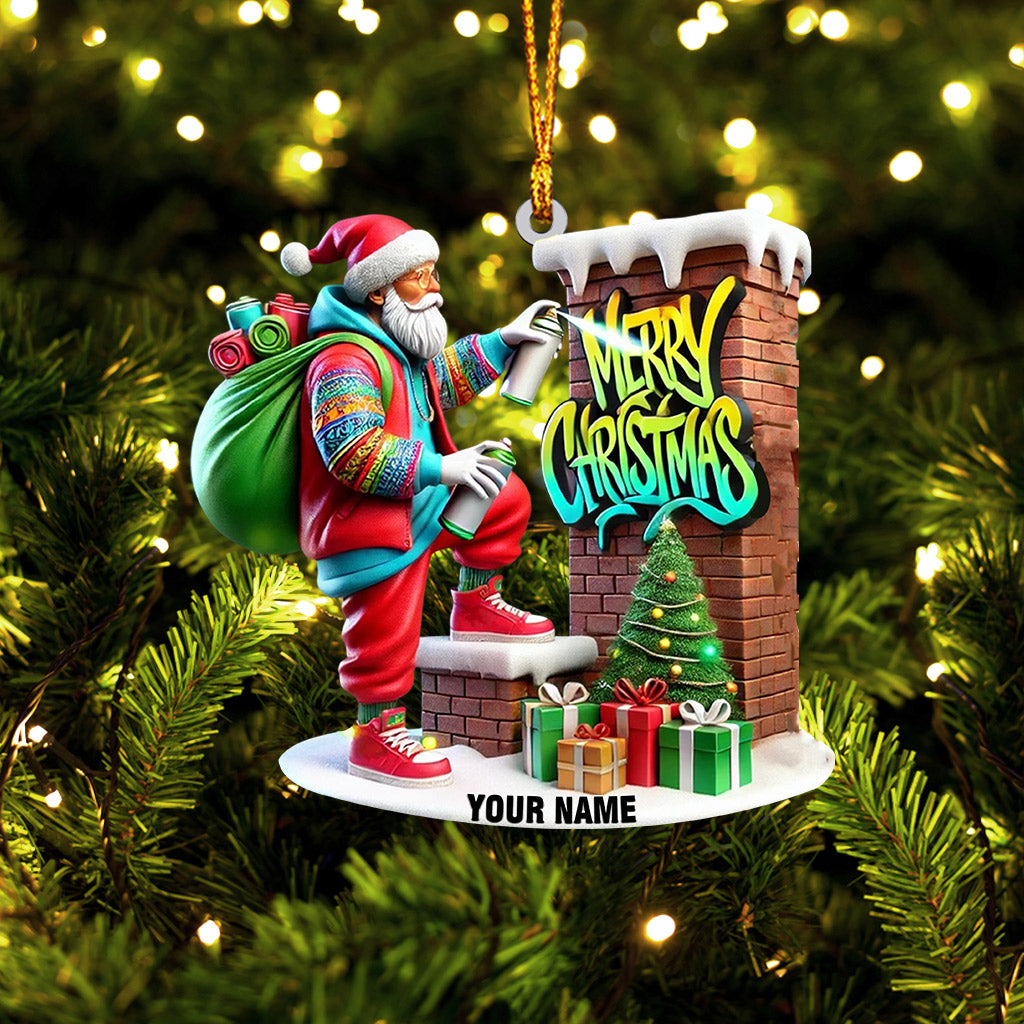 Merry Christmas Home Decor Christmas Ornament, Personalized Ornament