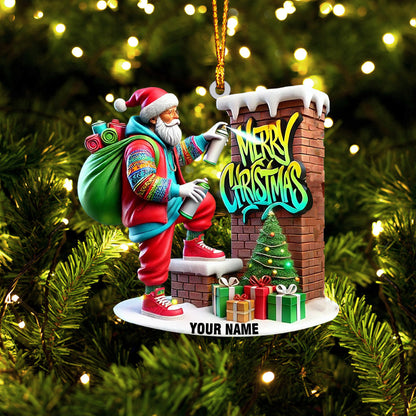 Merry Christmas Home Decor Christmas Ornament, Personalized Ornament