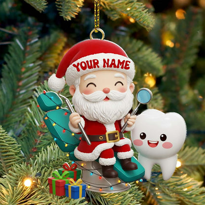 Christmas Dentist, Home Decor, Christmas Ornament, Personalized Ornament