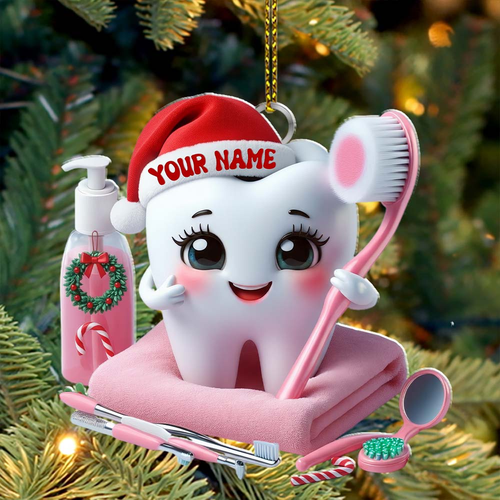 Christmas Dentist, Home Decor, Christmas Ornament, Personalized Ornament