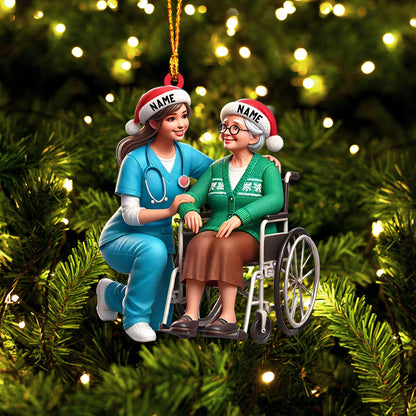 Caring Home Decor Christmas Ornament, Personalized Ornament