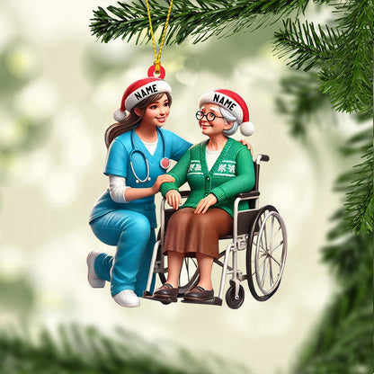 Caring Home Decor Christmas Ornament, Personalized Ornament