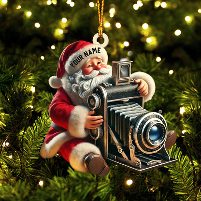 Photographer Christmas Home Decor Christmas Ornament, Personalized Ornament