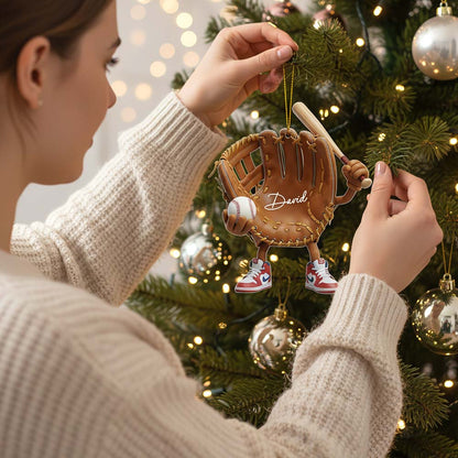 Baseball, Home Decor, Christmas Ornament, Personalized Ornament