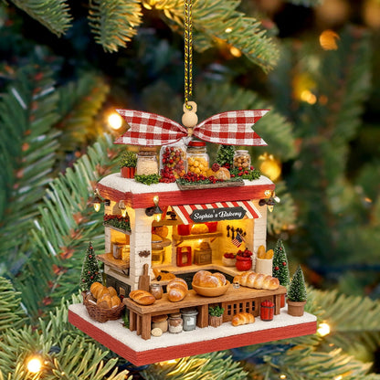 Bakery, Home Decor, Christmas Ornament, Personalized Ornament