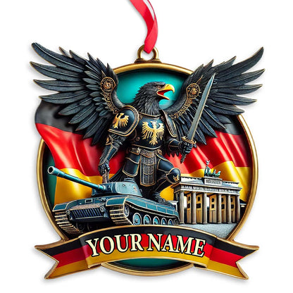 Custom Name Germany Ornament, Christmas Gift for Germany Lover