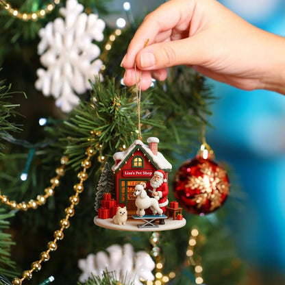 Christmas Pet Shop, Home Decor, Christmas Ornament, Personalized Ornament