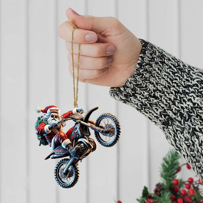 Custom Name Motocross Ornament, Motocross Lover Christmas Gift