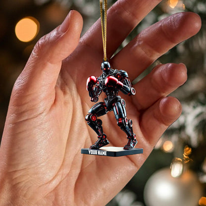 Boxing Home Decor Christmas Ornament, Personalized Ornament