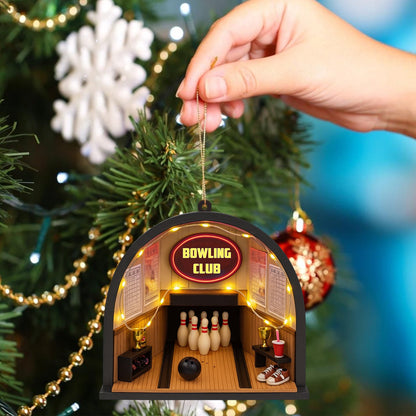 Bowling Club, Home Decor, Christmas Ornament, Personalized Ornament
