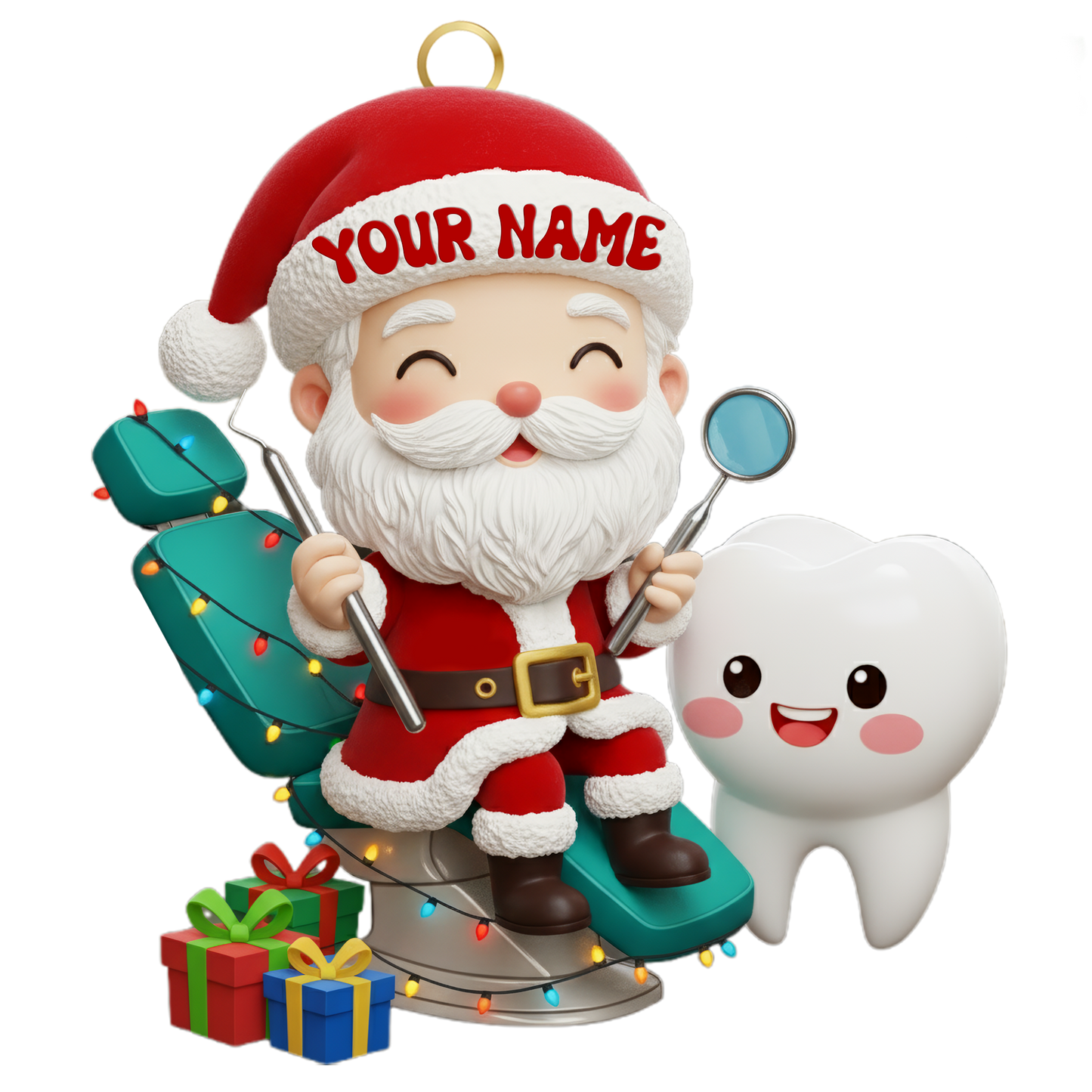 Christmas Dentist, Home Decor, Christmas Ornament, Personalized Ornament