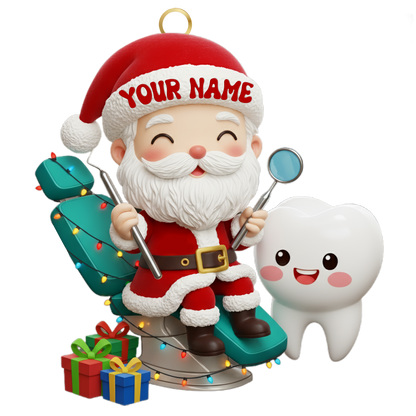 Christmas Dentist, Home Decor, Christmas Ornament, Personalized Ornament