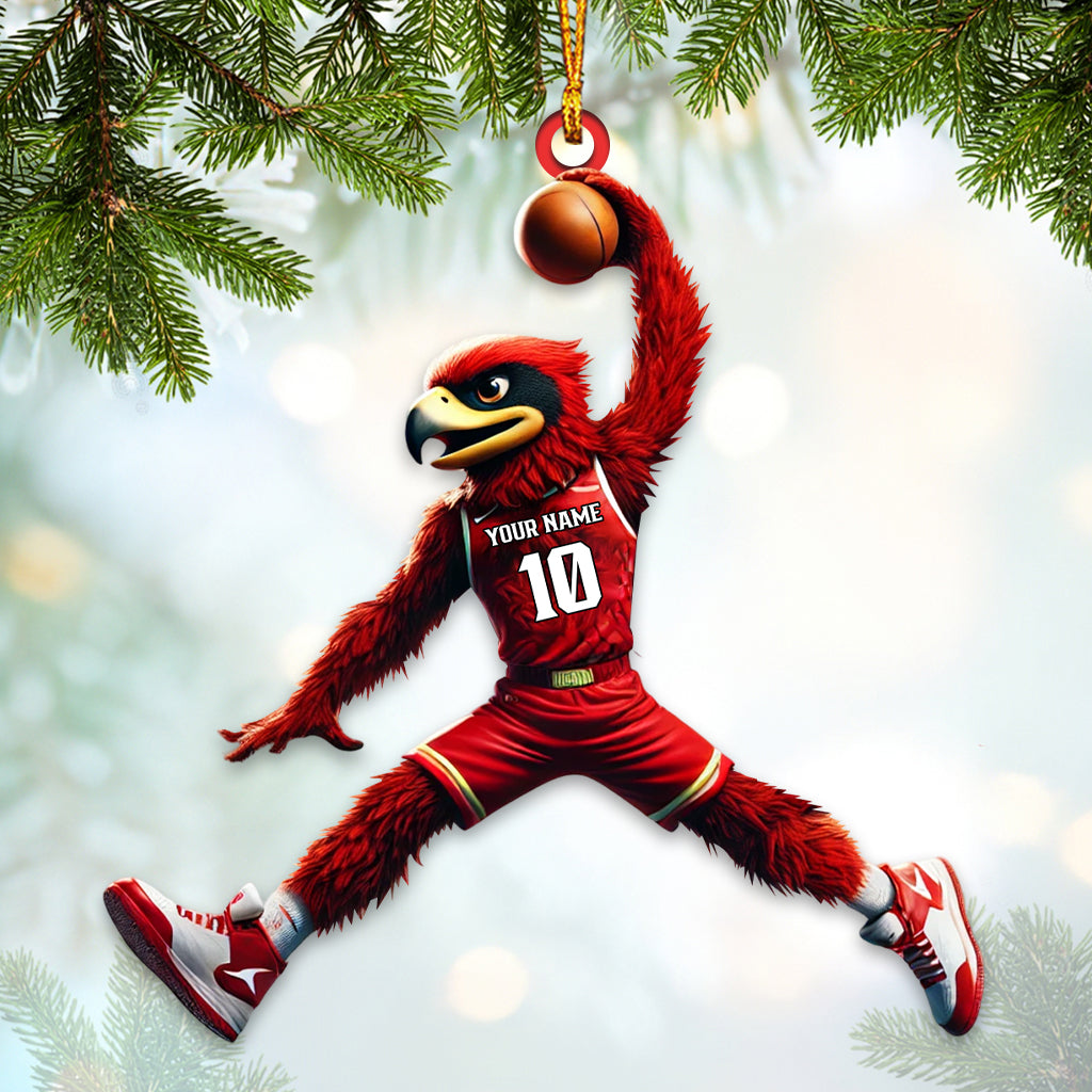 Custom Name Basketball Ornament, Basketball Christmas Gift