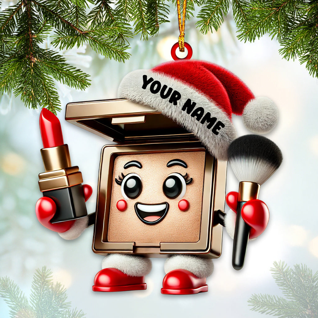 Make Up Home Decor Christmas Ornament, Personalized Ornament