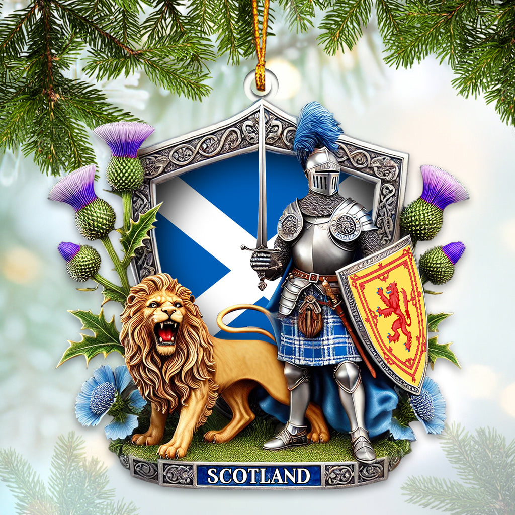 Custom Name Scotland Ornament, Christmas Gift for Scotland Lover